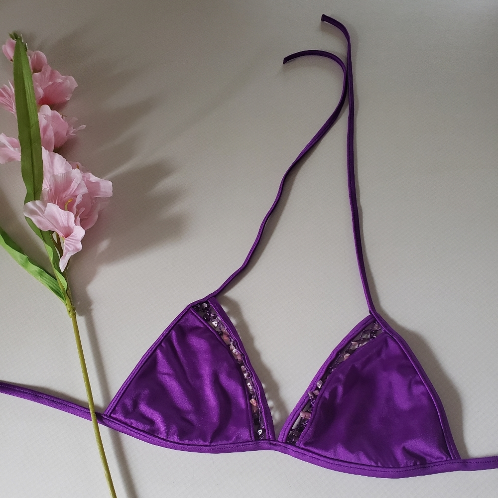 Beautiful Purple Shell Bikini - Picture 8 of 8